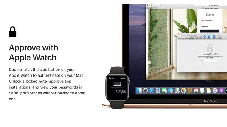 Cum utilizezi functia Approve with Apple Watch