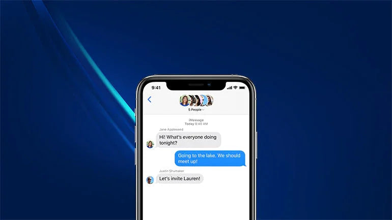 Gestioneaza conversatiile de grup din iMessage
