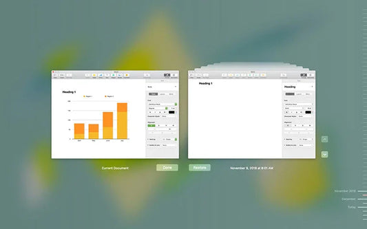 Backup: Verifica si restaureaza versiunile anterioare de documente pe Mac