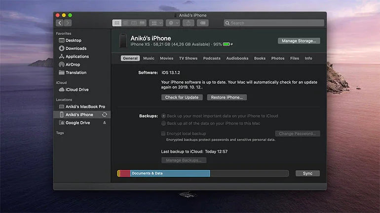 Sincronizeaza dispozitivele fara sa utilizezi iTunes