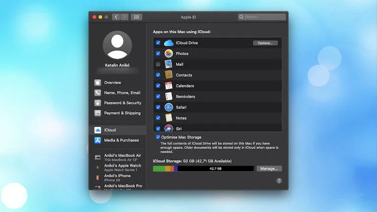 Pagina Apple ID din System Preferences a fost reinnoita
