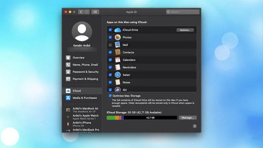 Pagina Apple ID din System Preferences a fost reinnoita