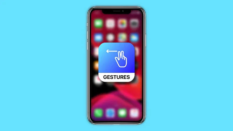 Utilizarea gesturilor cu doua degete in iOS