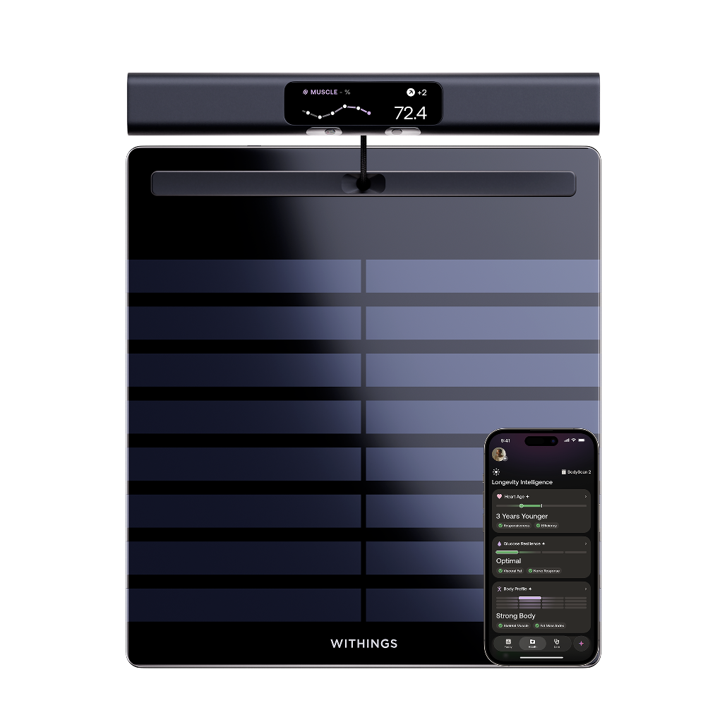 Cântar inteligent Withings BodyScan 2, Negru