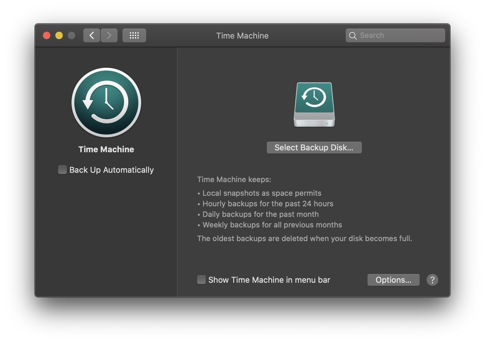 time machine pe fundal negru