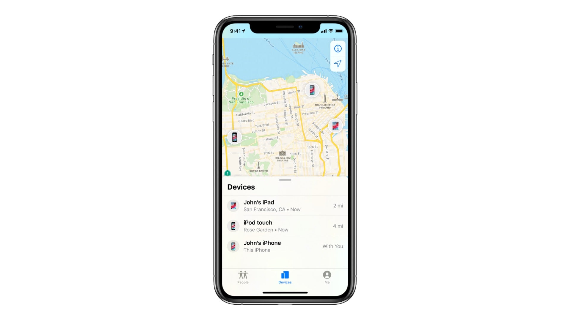 iphone in aplicatia maps