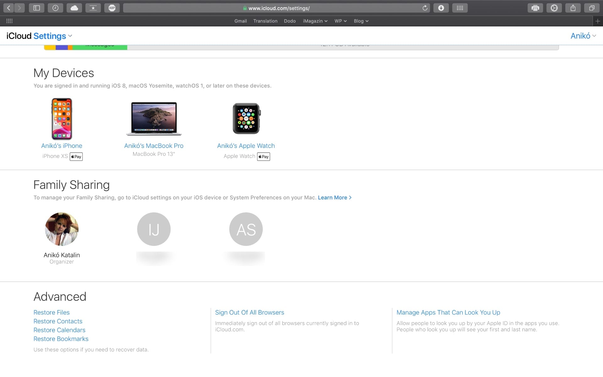 screenshot mac icloud settings