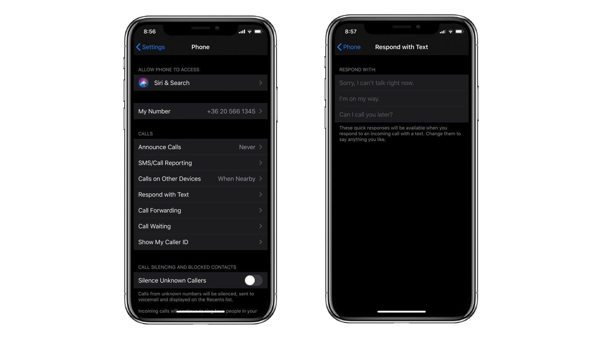 aplicatia respond with text pe iphone