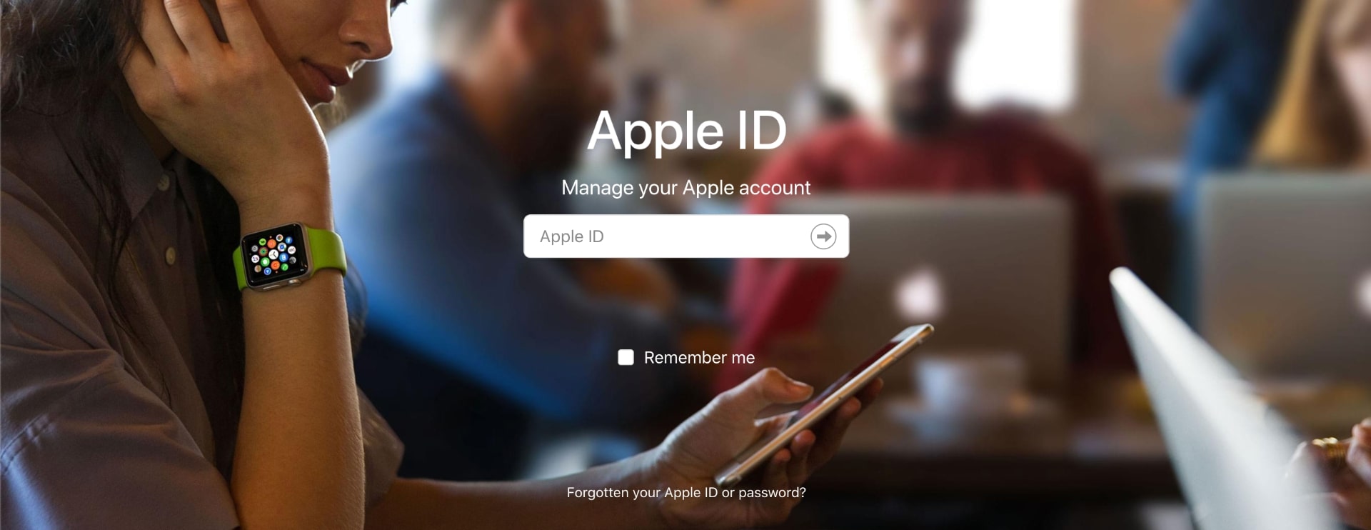 persoana cu apple watch
