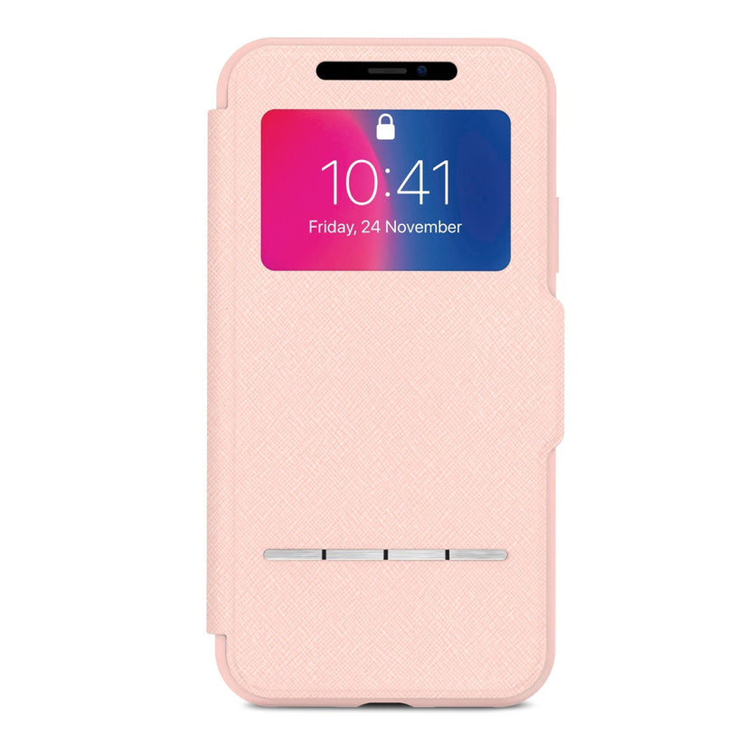 Husa de protectie Moshi SenseCover pentru iPhone X - Luna Pink - iSTYLE RO