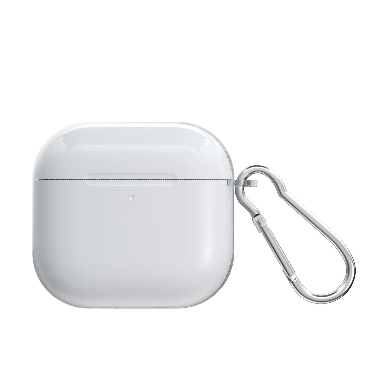 Husa de protectie NOA pentru AirPods 4, Silicon, Transparent