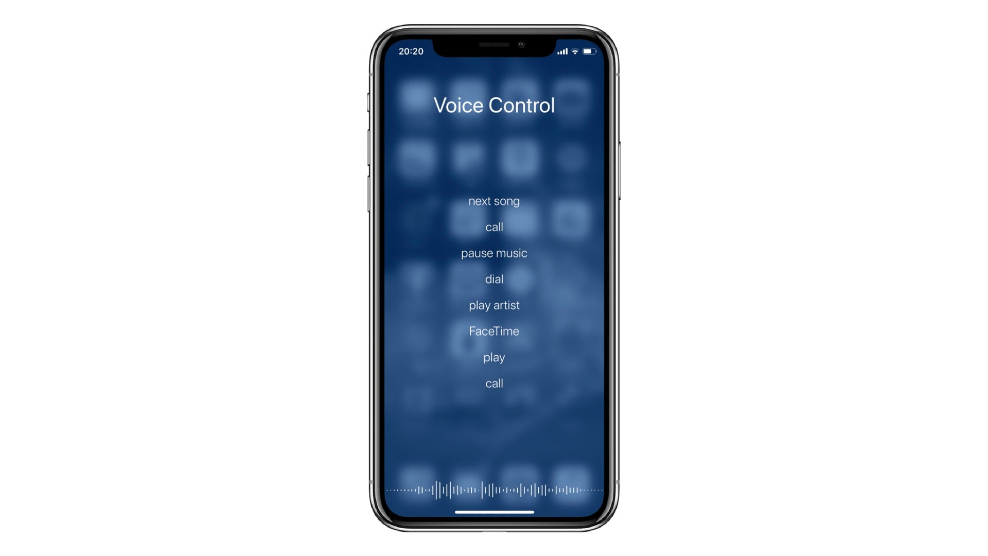 iphone pe fundal alb