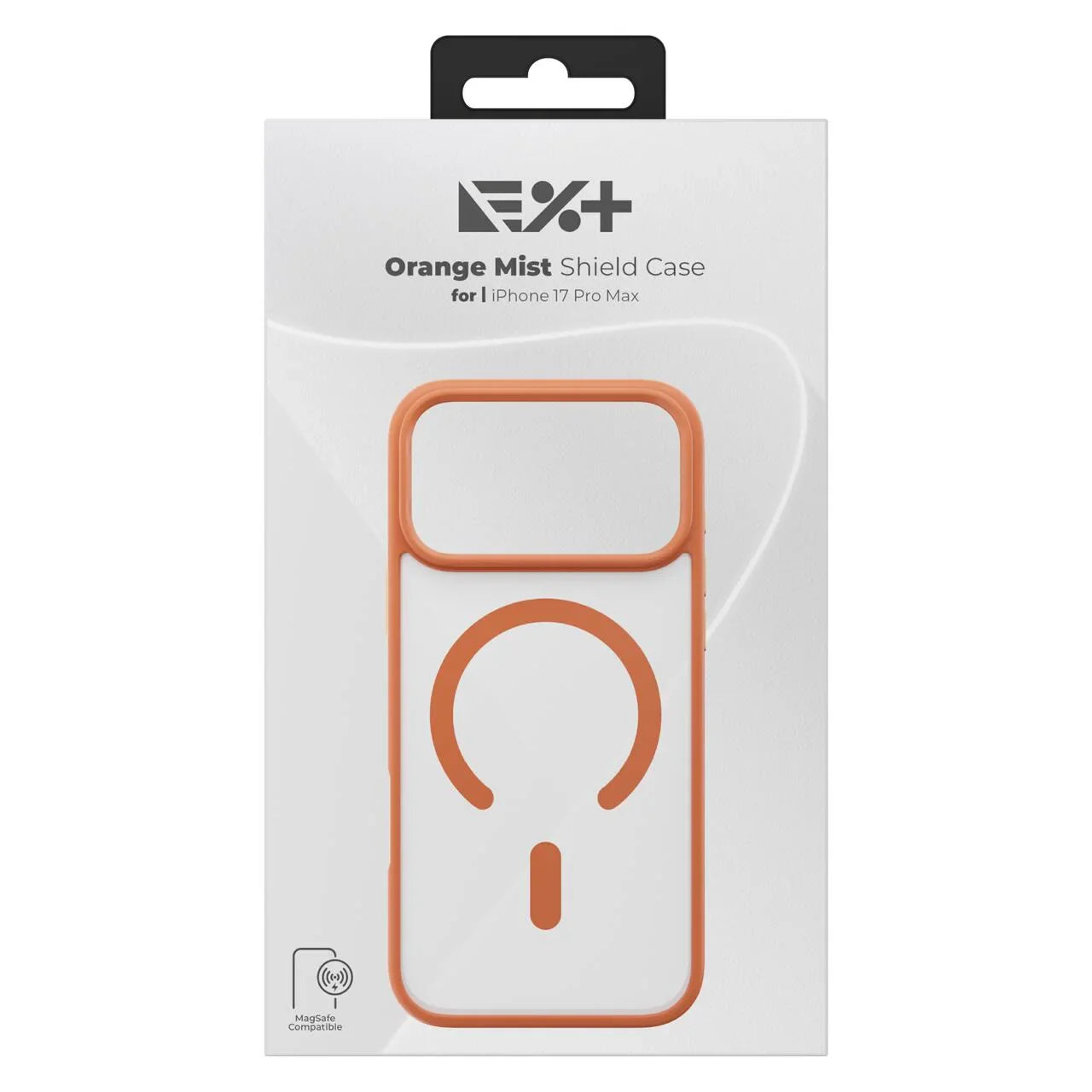 Husa de protectie NOA Mist Shield cu MagSafe pentru iPhone 17 Pro Max, Portocaliu - iSTYLE.ro