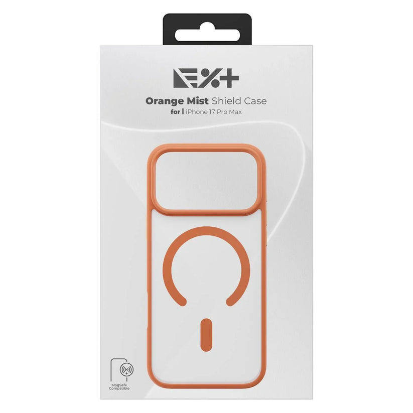 Husa de protectie NOA Mist Shield cu MagSafe pentru iPhone 17 Pro Max, Portocaliu - iSTYLE.ro