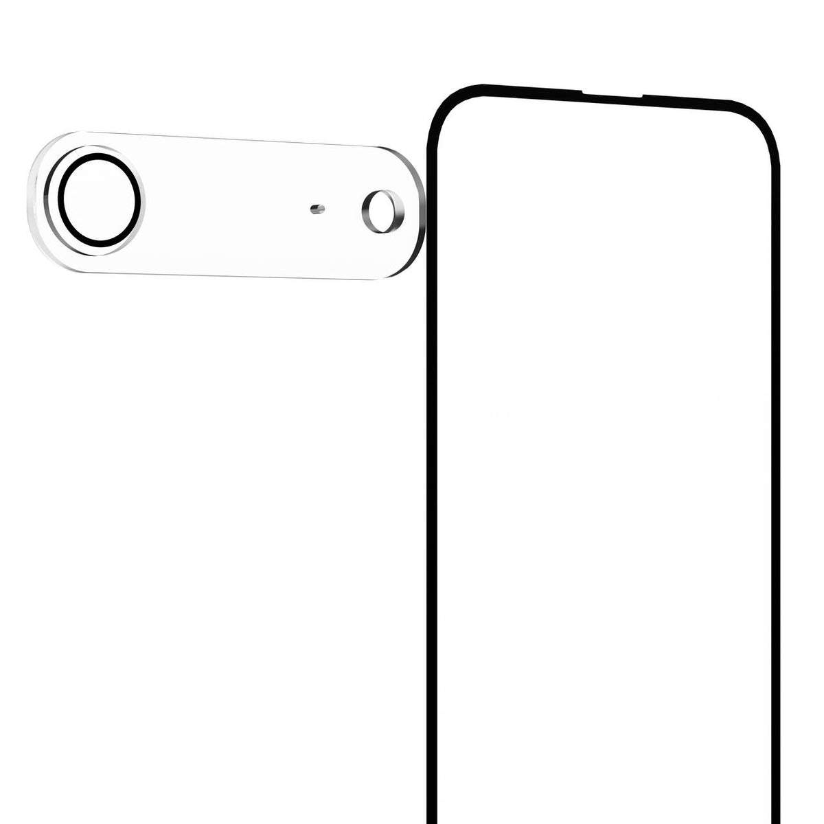 Pachet: Folie de protectie pentru ecran si folie de camera foto NOA pentru iPhone Air