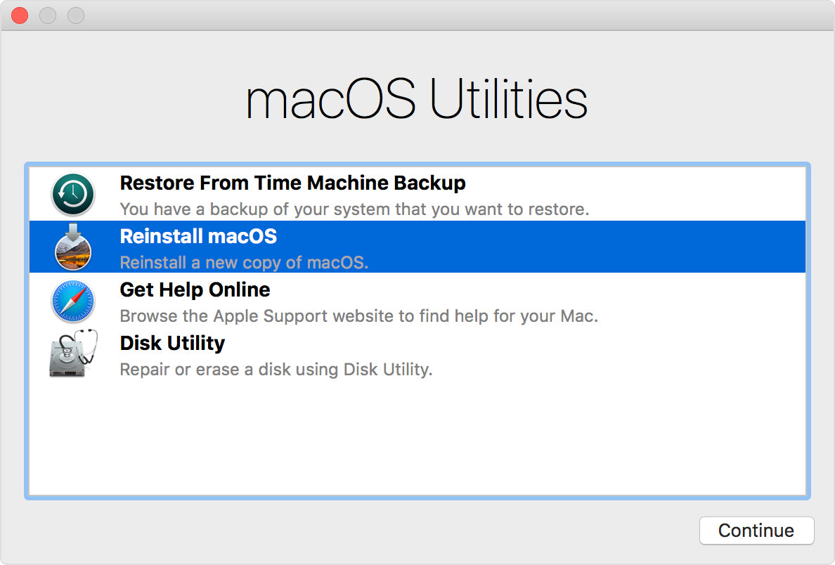 macOS utilities