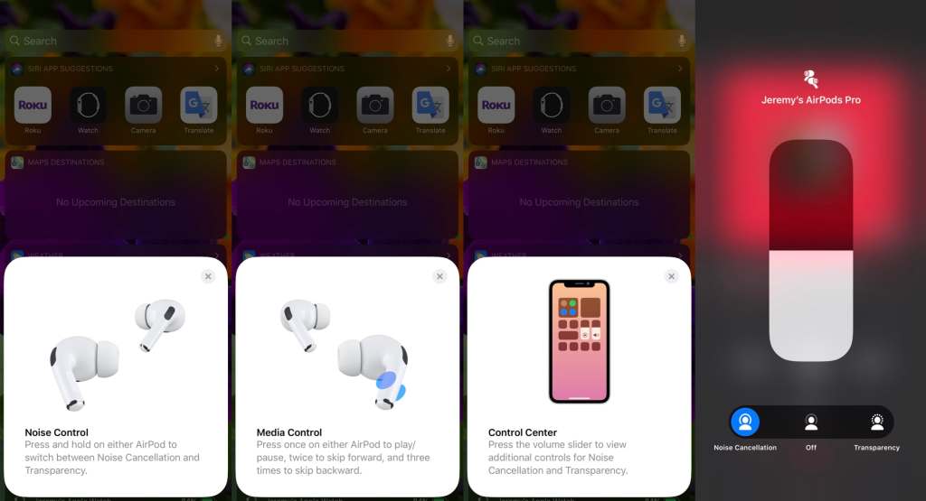 moduri de functionare AirPods Pro