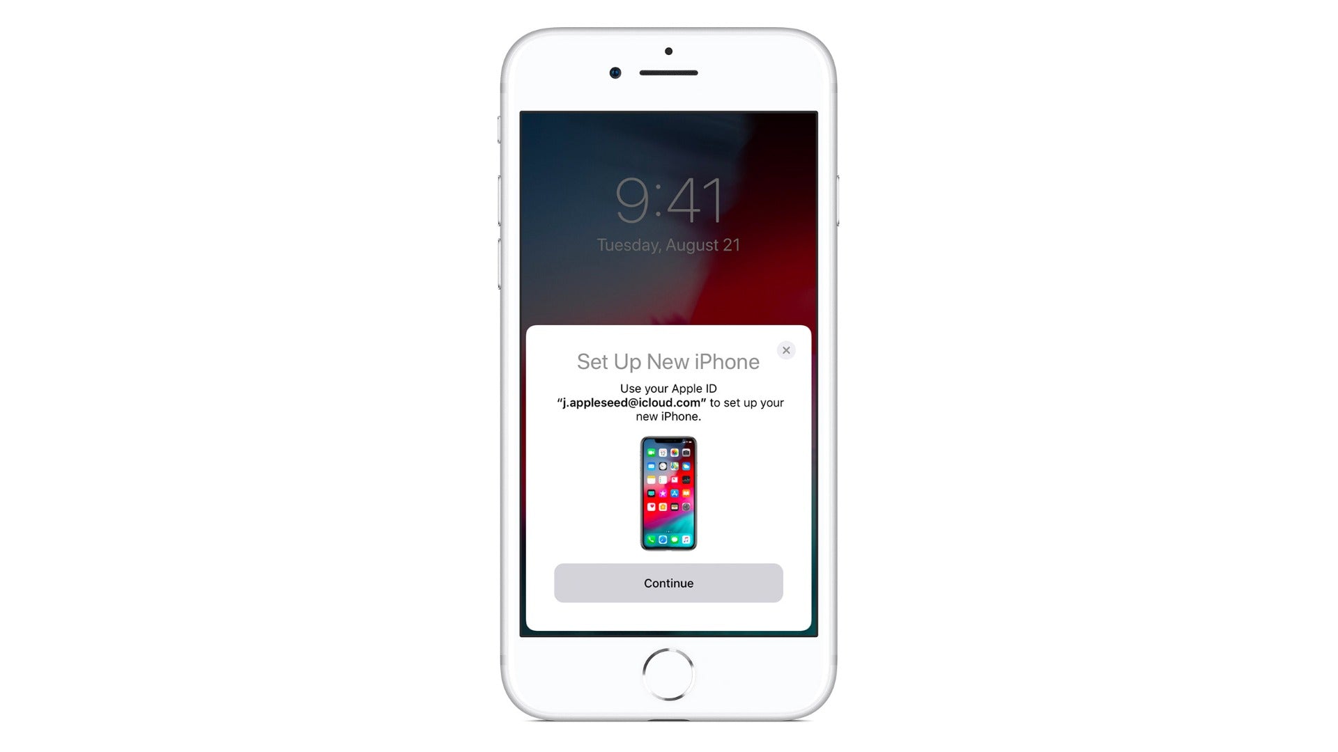 St up new iphone