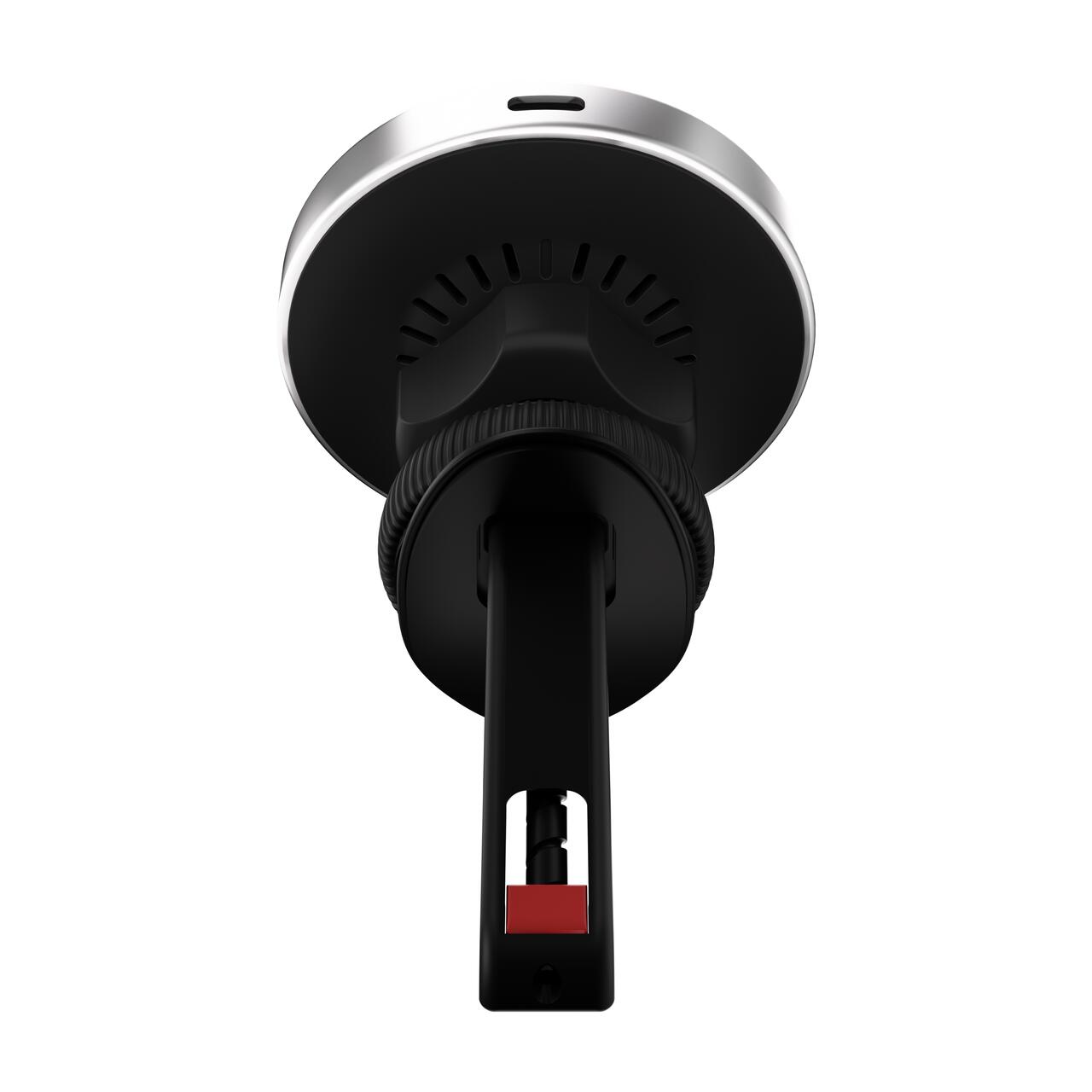 Incarcator Auto Magnetic NOA, 15W, Qi2, Compatibil MagSafe cu Prindere în Grila de Ventilație, Negru
