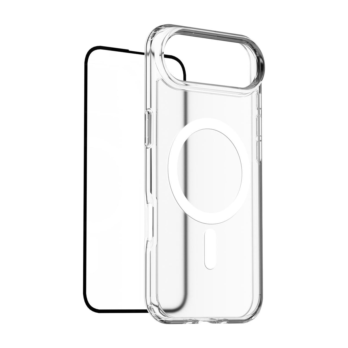 Pachet: Folie de protectie pentru ecran si husa transaprenta NOA pentru iPhone Air