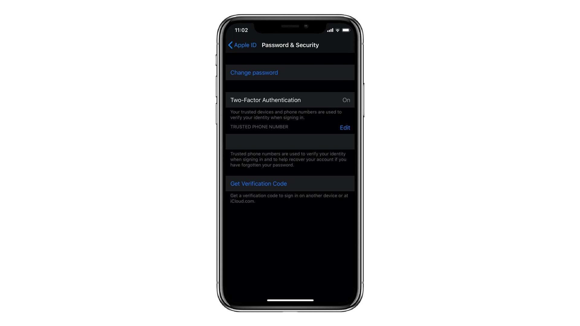 iphone pe fundal alb