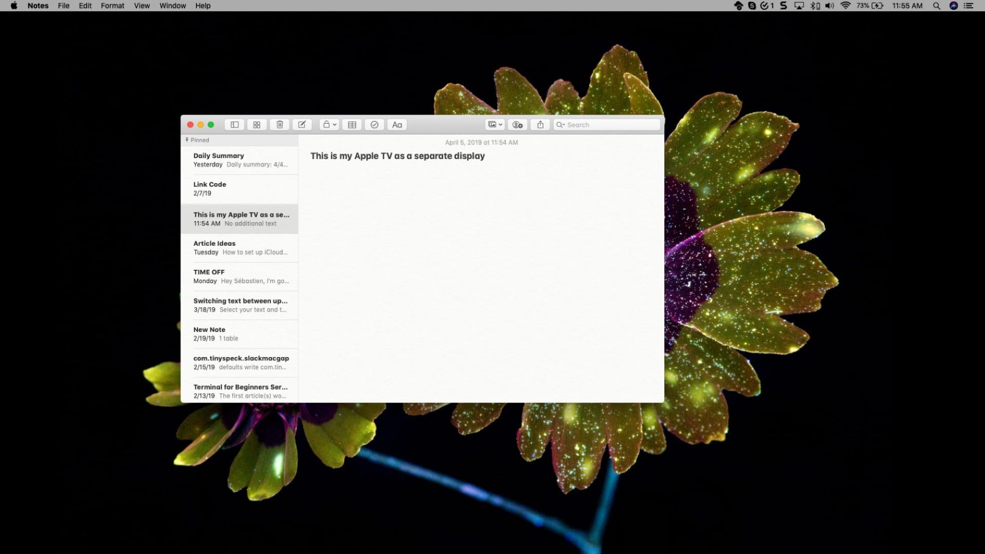 apple tv ca ecran secundar