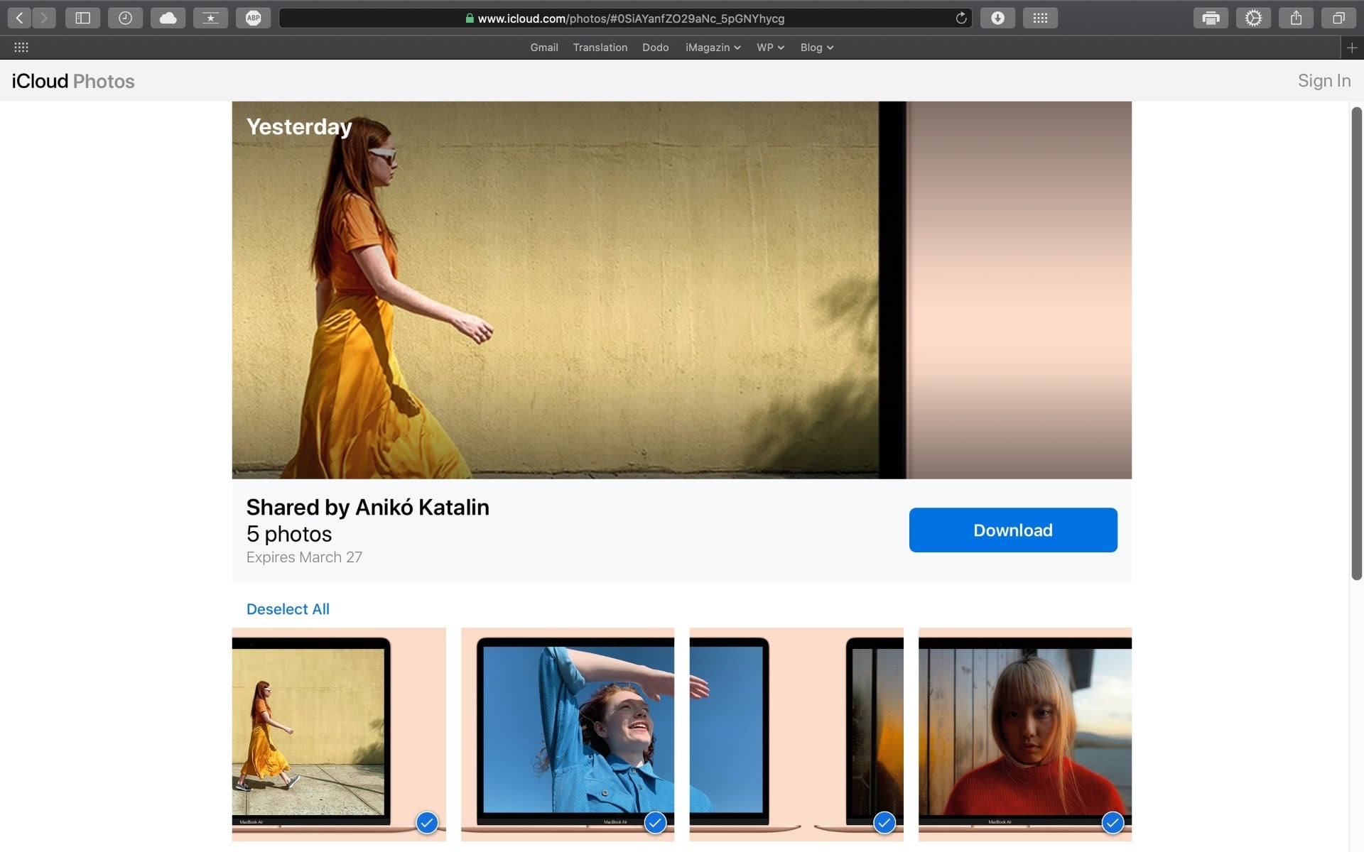 imagine de pe mac
