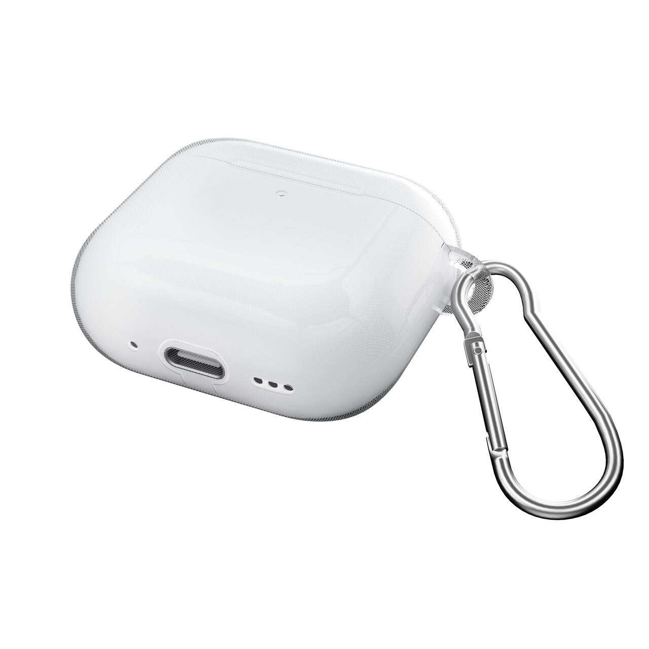 Husa de protectie NOA pentru AirPods 4, Silicon, Transparent