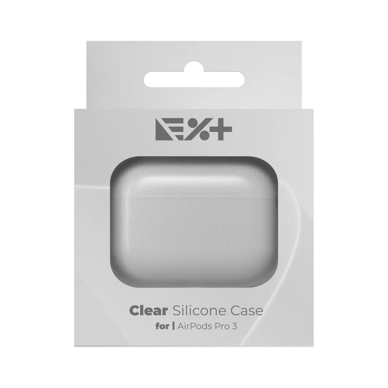 Husa din silicon NOA pentru AirPods Pro 3 (2025), Transparent