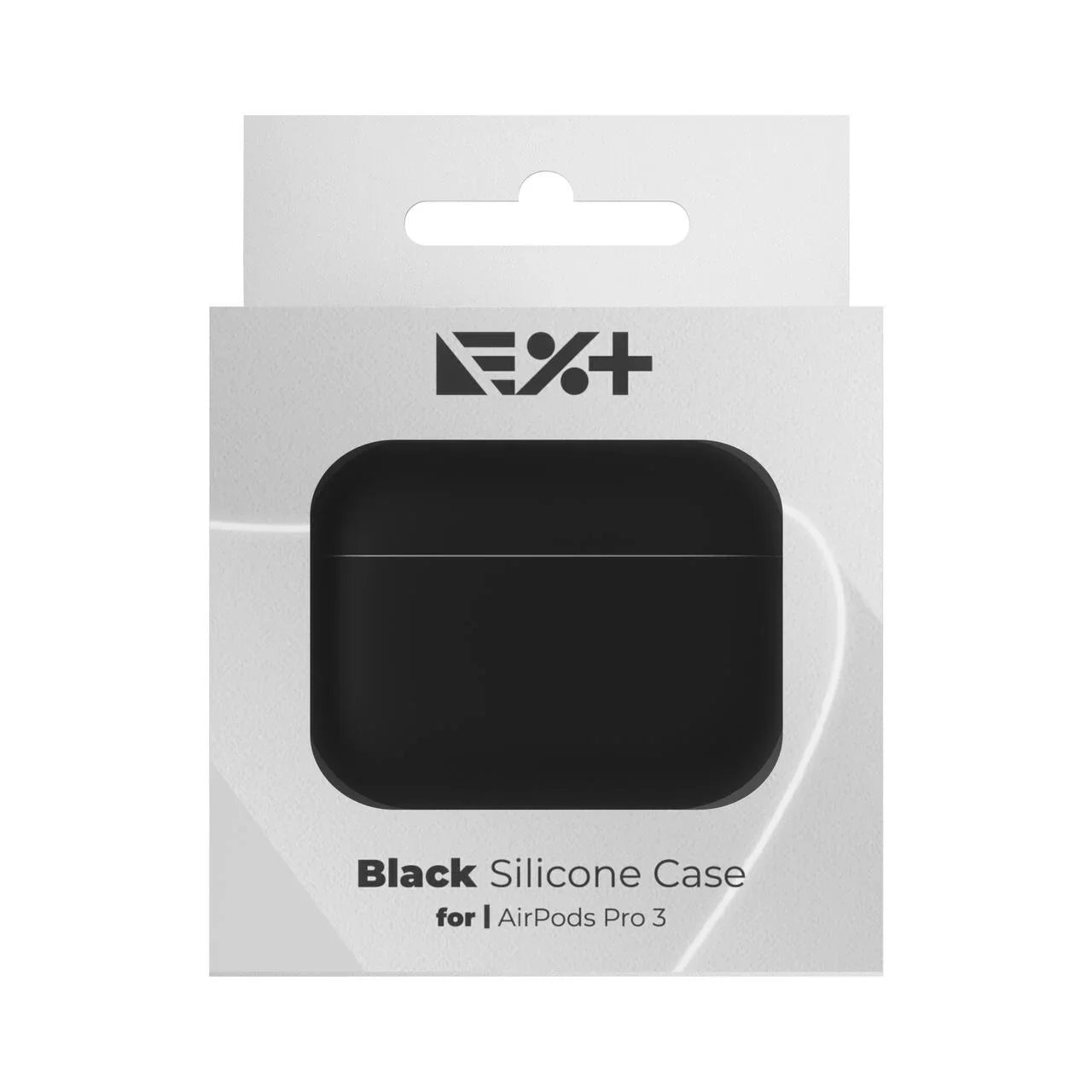 Husa din silicon NOA pentru AirPods Pro 3 (2025), Negru