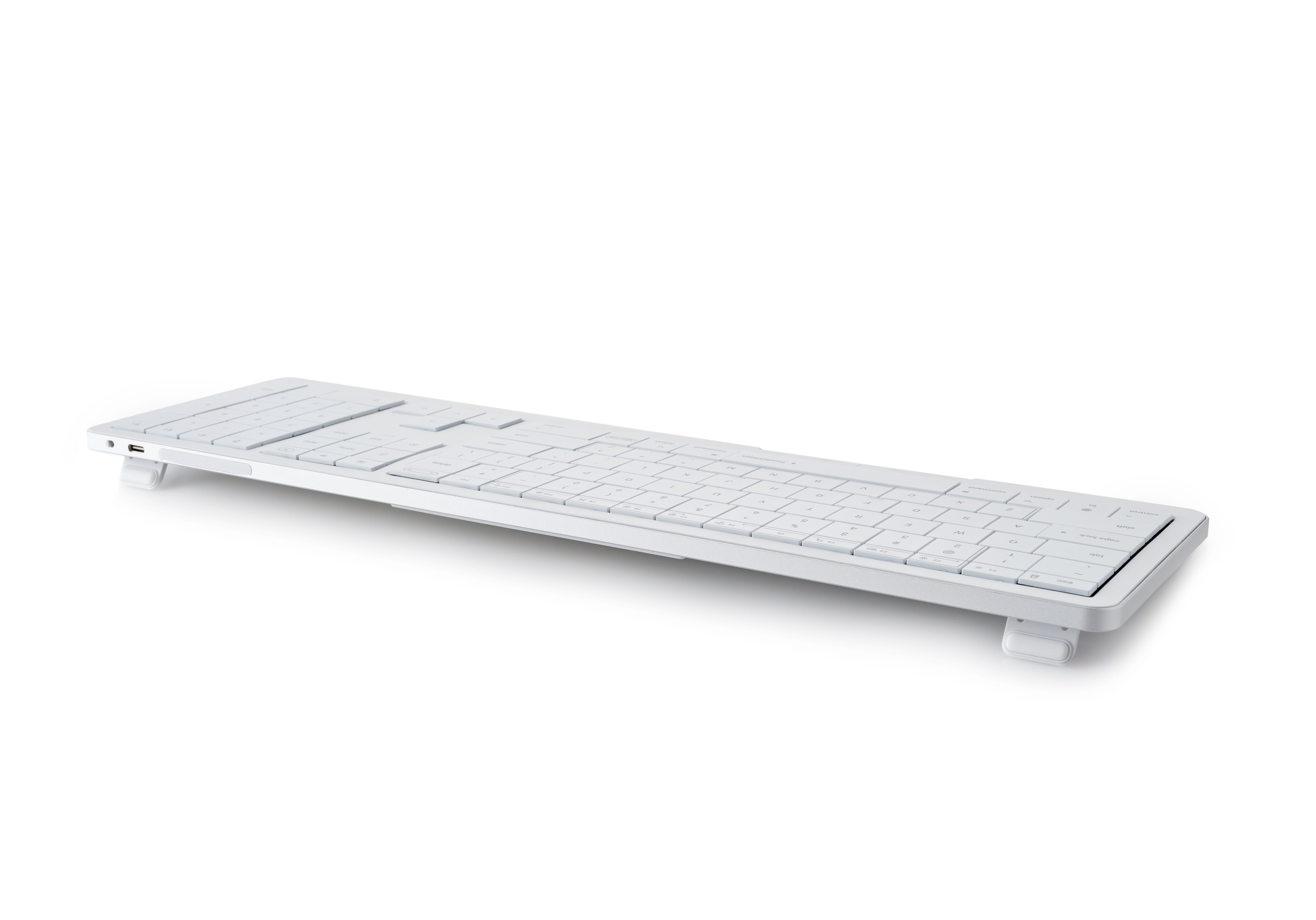 Tastatura CLEVETURA CLVX 1, Touchpad integrat, RGB, Alb | iSTYLE