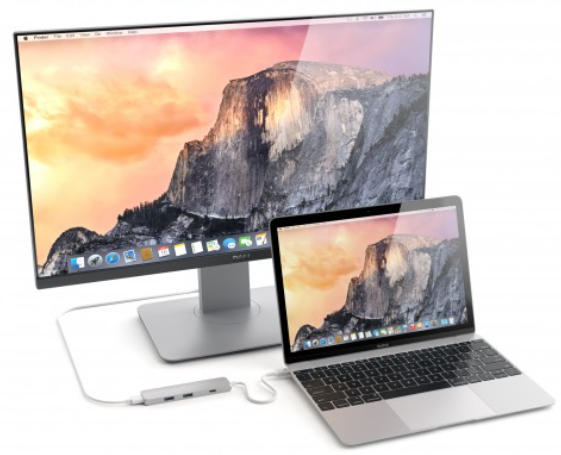 Adaptor Satechi Type-C MultiPort Adapter Slim (Space Gray) - iSTYLE RO