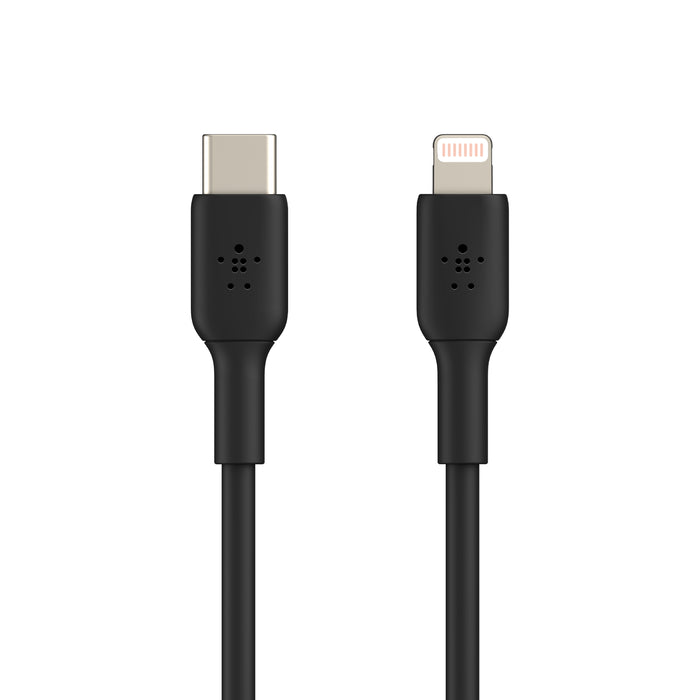 Cablu de date Belkin USB-C la Lightning, 1m, Negru - iSTYLE RO
