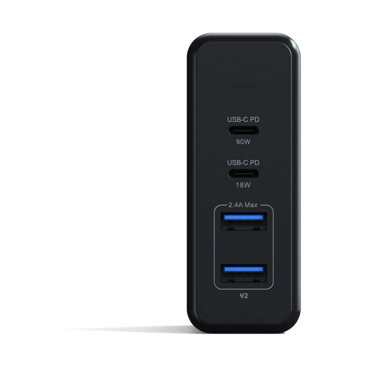 Adaptor priza Satechi 108W TYPE-C MultiPort Travel Charger (1x USB-C PD,2x USB3.0,1xQualcomm 3.0) - Space Gray - iSTYLE RO