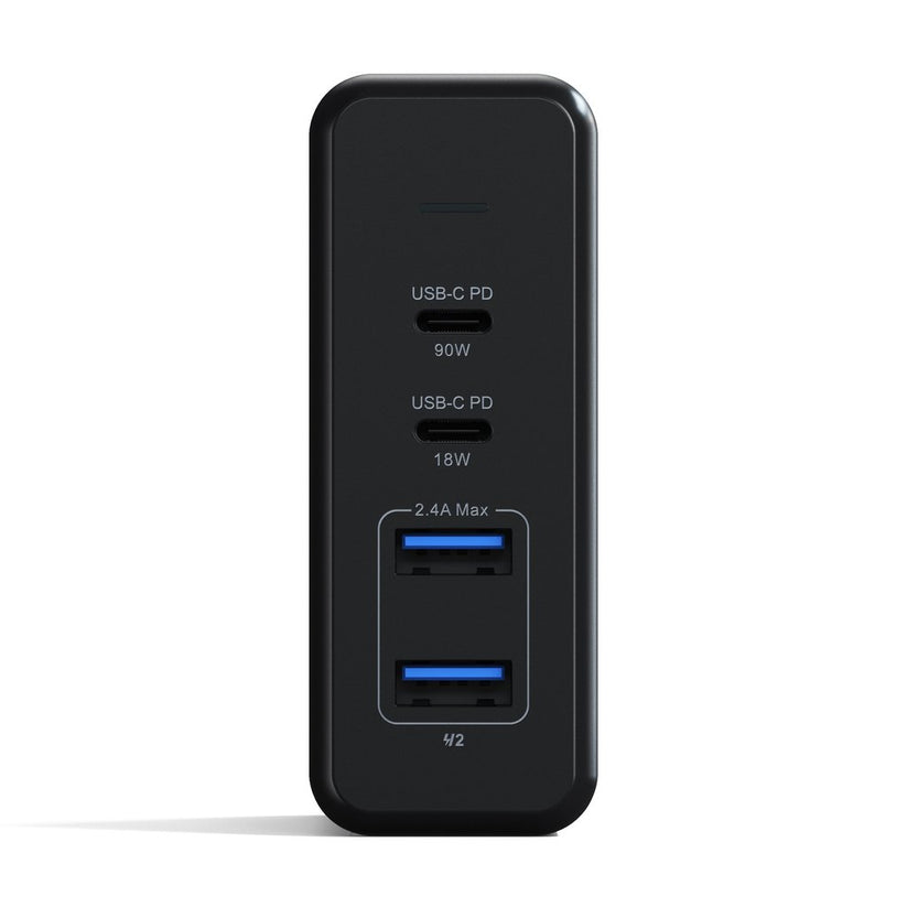 Adaptor priza Satechi 108W TYPE-C MultiPort Travel Charger (1x USB-C PD,2x USB3.0,1xQualcomm 3.0) - Space Gray - iSTYLE RO