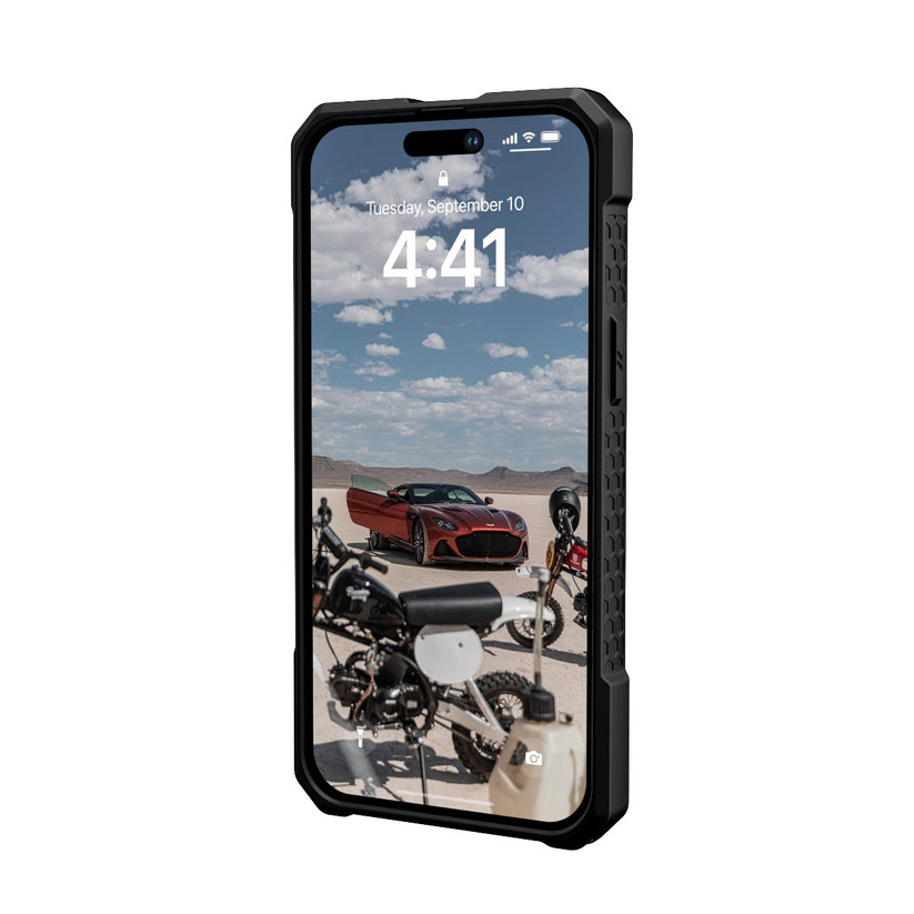 Resigilat: Husa de protectie UAG Monarch cu MagSafe pentru iPhone 14 Pro Max, Negru - iSTYLE RO