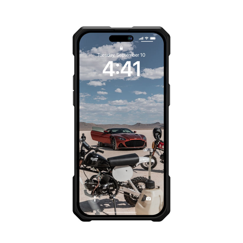 Resigilat: Husa de protectie UAG Monarch cu MagSafe pentru iPhone 14 Pro Max, Negru - iSTYLE RO