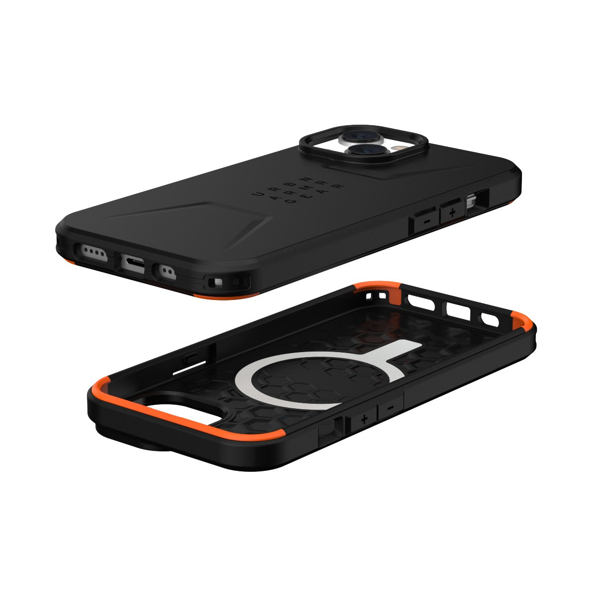 Husa de protectie UAG Civilian cu MagSafe pentru iPhone 14, Negru - iSTYLE RO