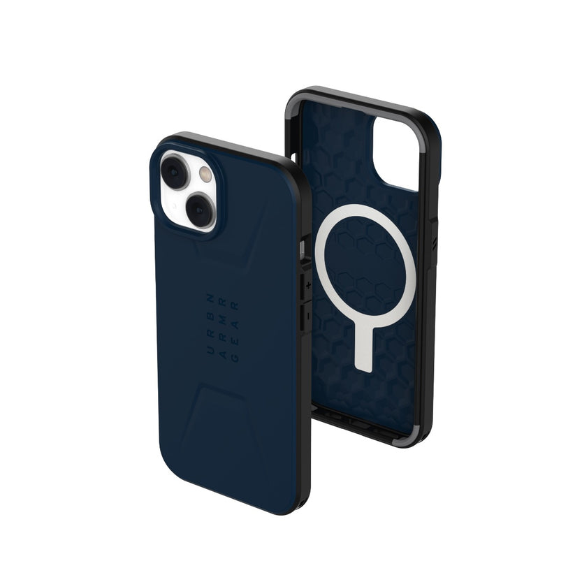 Husa de protectie UAG Civilian cu MagSafe pentru iPhone 14, Albastru - iSTYLE RO