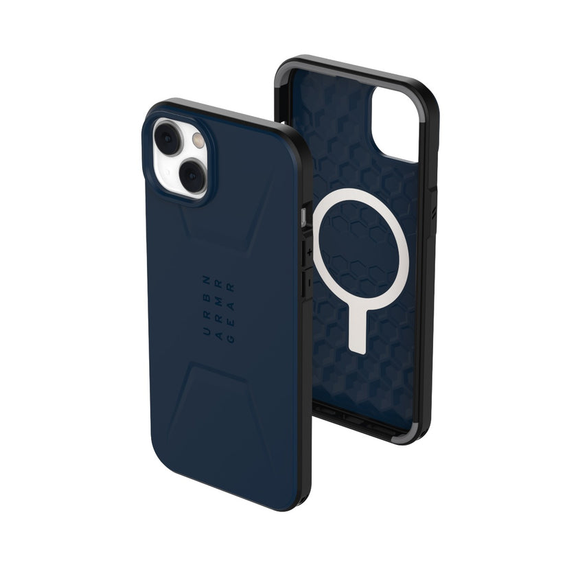 Husa de protectie UAG Civilian cu MagSafe pentru iPhone 14 Plus, Albastru - iSTYLE RO
