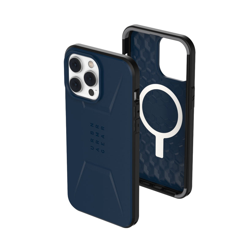 Husa de protectie UAG Civilian cu MagSafe pentru iPhone 14 Pro Max, Albastru - iSTYLE RO