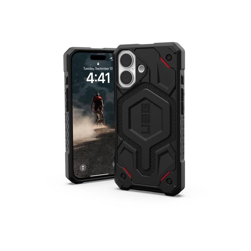 Husa de protectie UAG Monarch pentru iPhone 16, Negru - iSTYLE RO