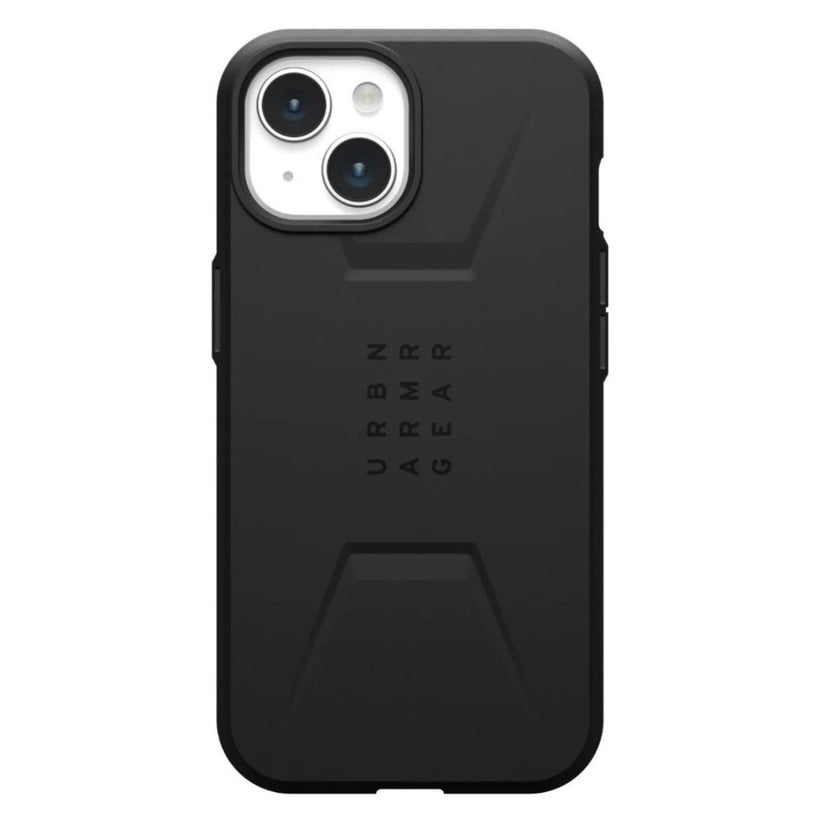 Husa de protectie UAG Civilian cu MagSafe pentru iPhone 15, Negru - iSTYLE RO
