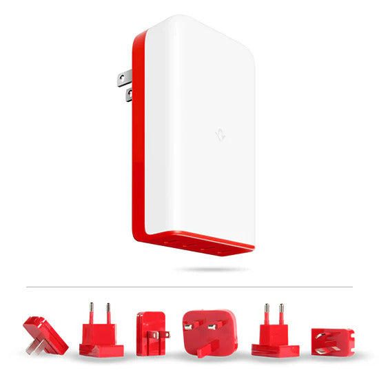 Adaptor priza compact PlugBug Twelve South 120W (EU/UK) cu patru porturi USB-C - iSTYLE RO