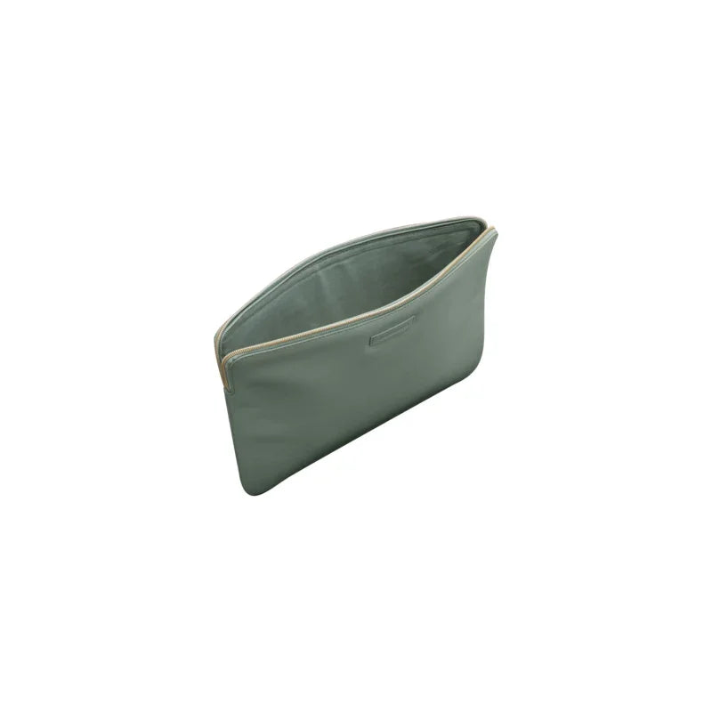 Husa dbramante1928 Paris pentru MacBook Pro 16", Piele, Verde - iSTYLE RO