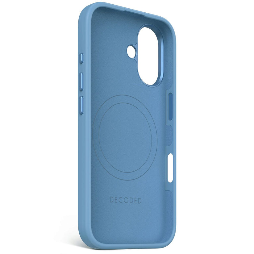 Husa de protectie DECODED din silicon pentru iPhone 16 Plus, Albastru - iSTYLE RO