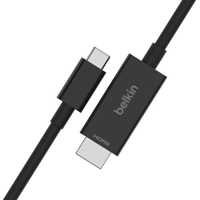 Cablu de date Belkin USB-C la HDMI 2.1, Negru (2m) - iSTYLE RO