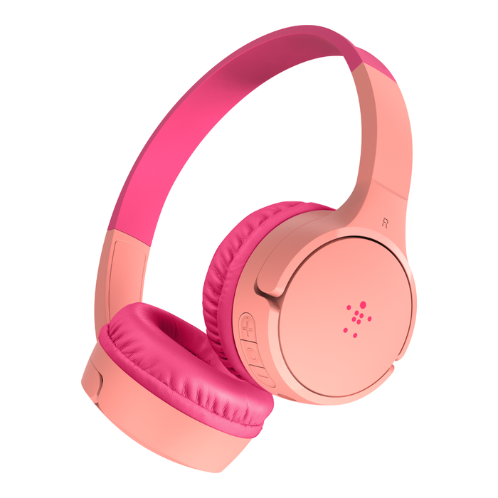 Casti On-Ear pentru copii Belkin Soundform Mini, Roz - iSTYLE RO