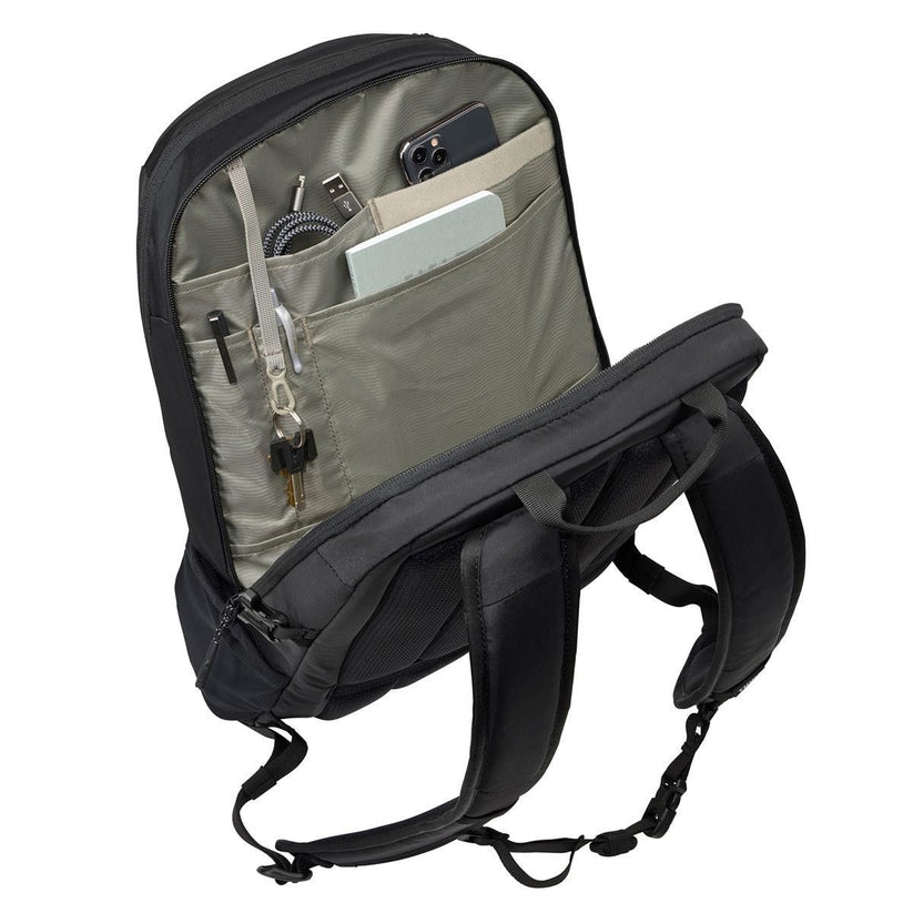Rucsac urban cu compartiment laptop, Thule, EnRoute, 23L, Black (model 2022) - iSTYLE RO