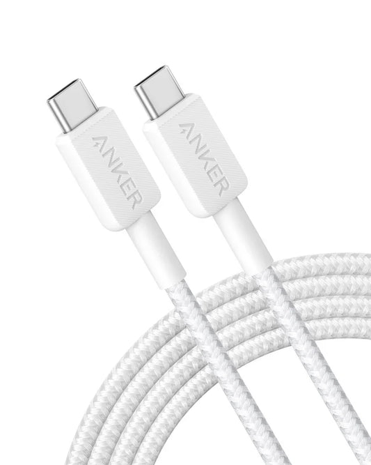Cablu de date Anker 322 USB-C 0.91m alb